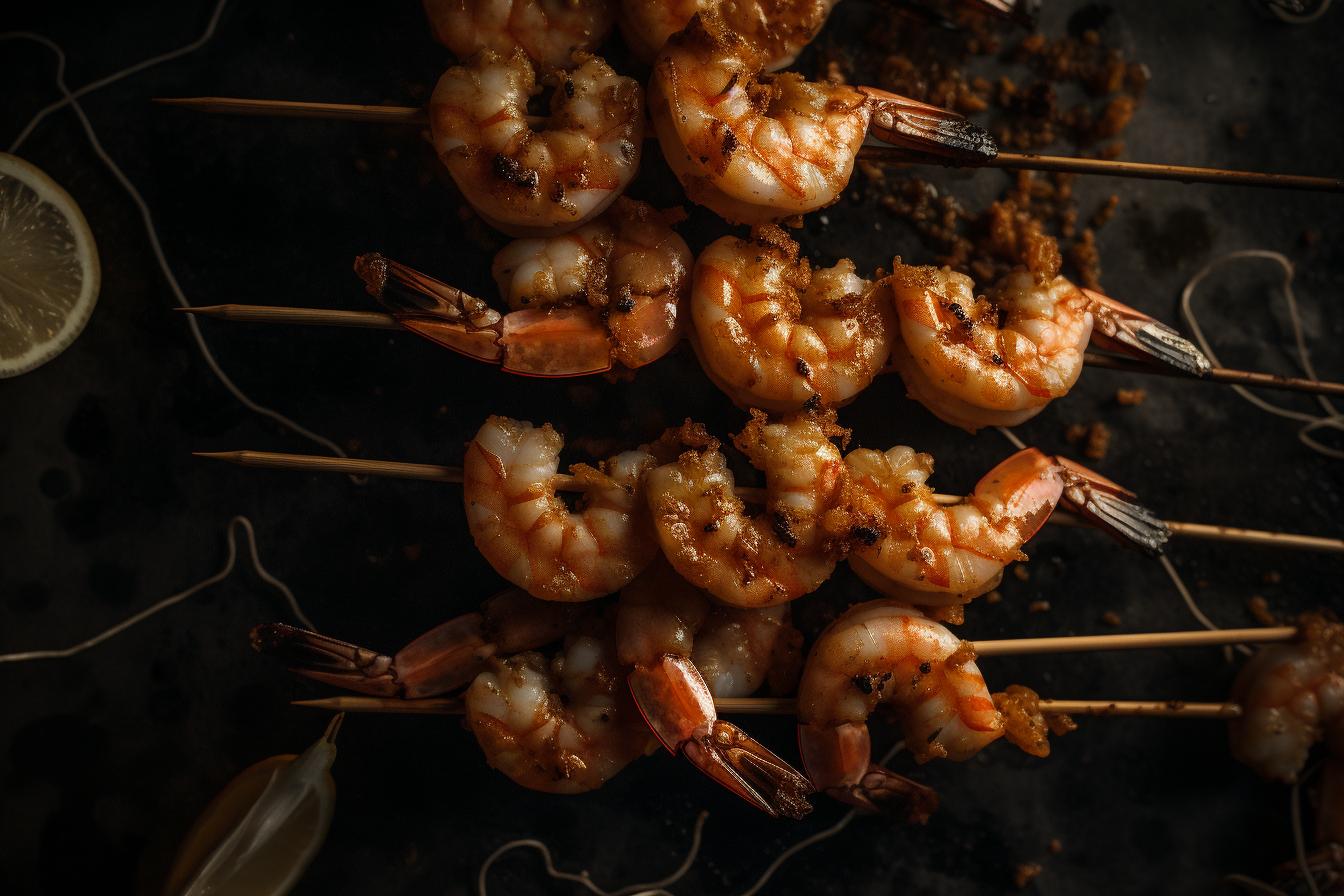 fische banner prawns burning